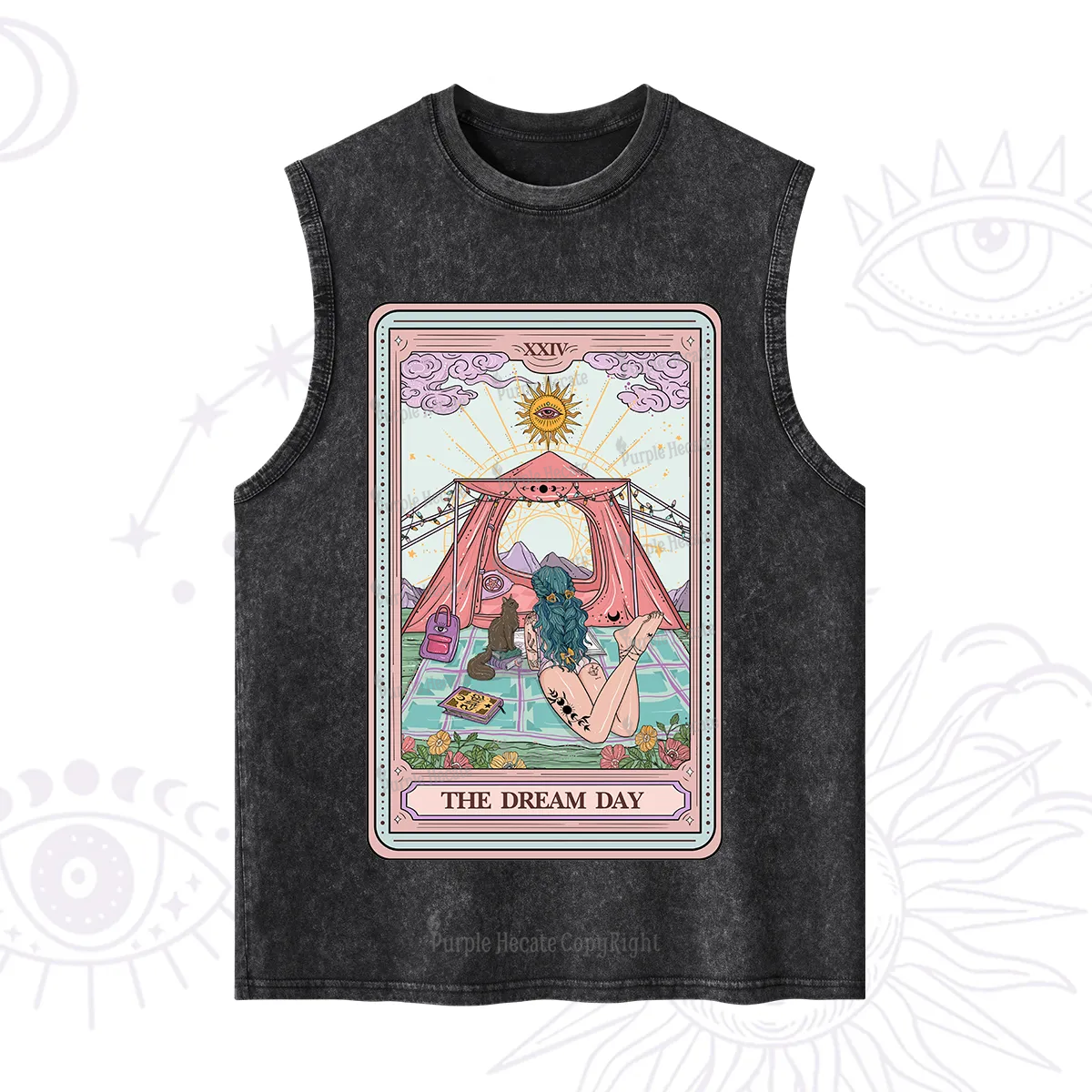 Purplehecate The Dream Day Tarot Washed Tank