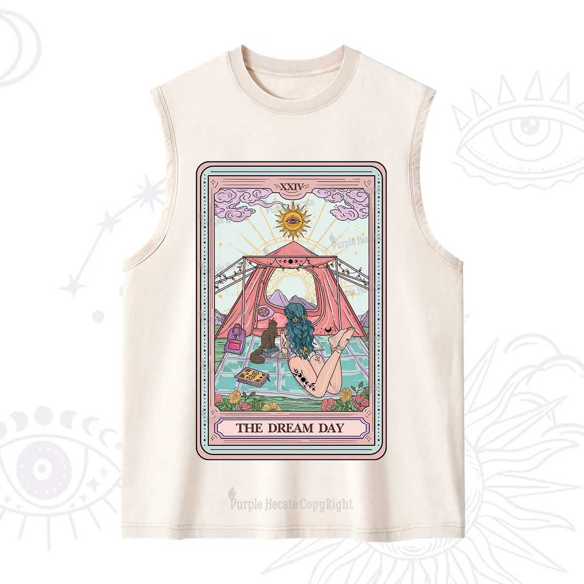 Purplehecate The Dream Day Tarot Washed Tank