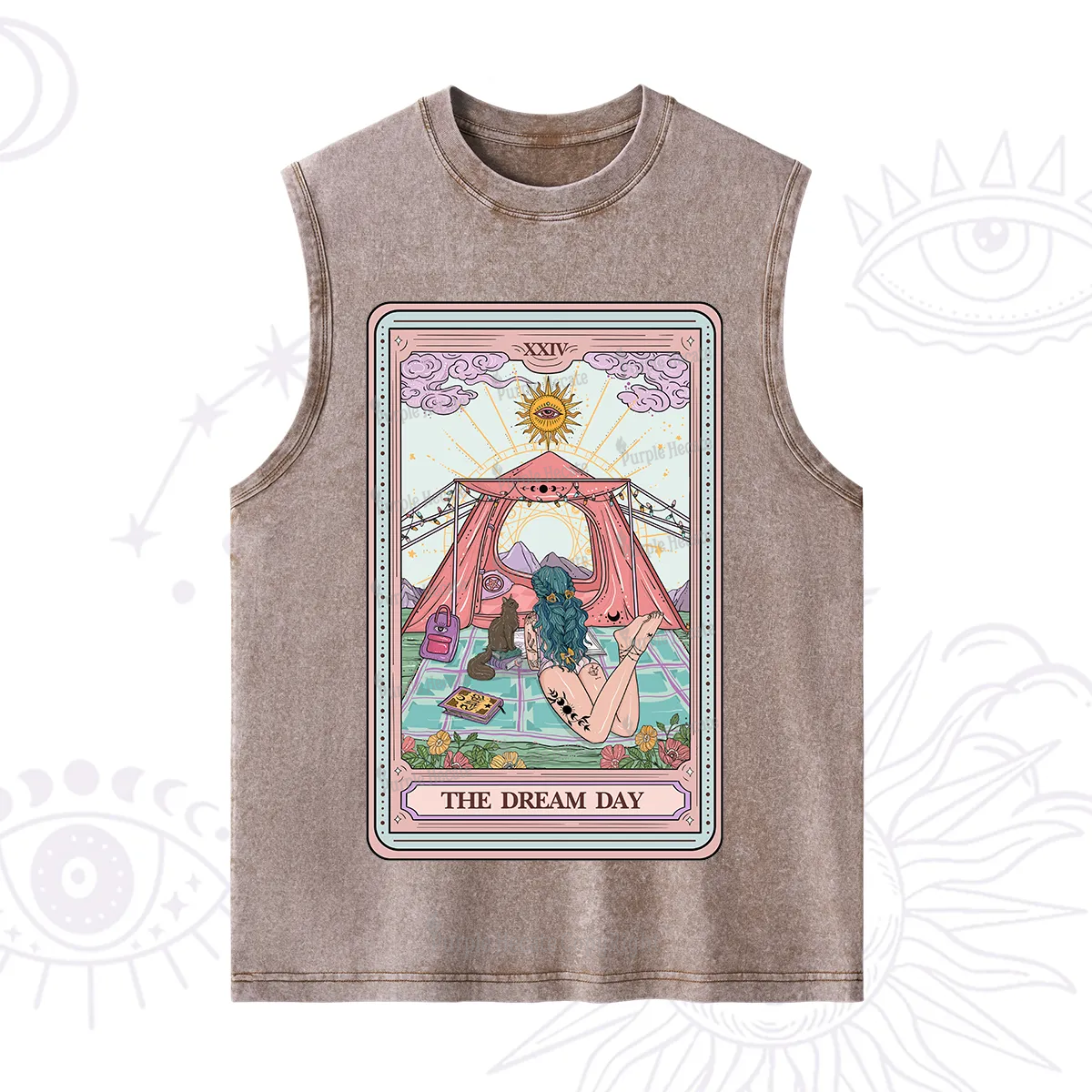 Purplehecate The Dream Day Tarot Washed Tank