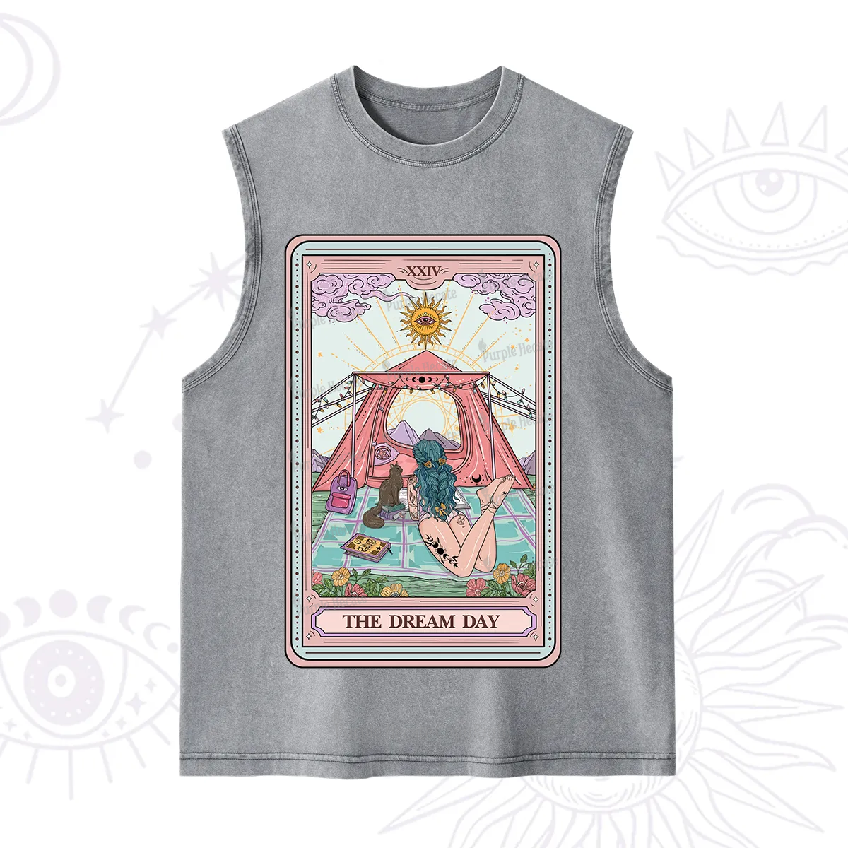 Purplehecate The Dream Day Tarot Washed Tank