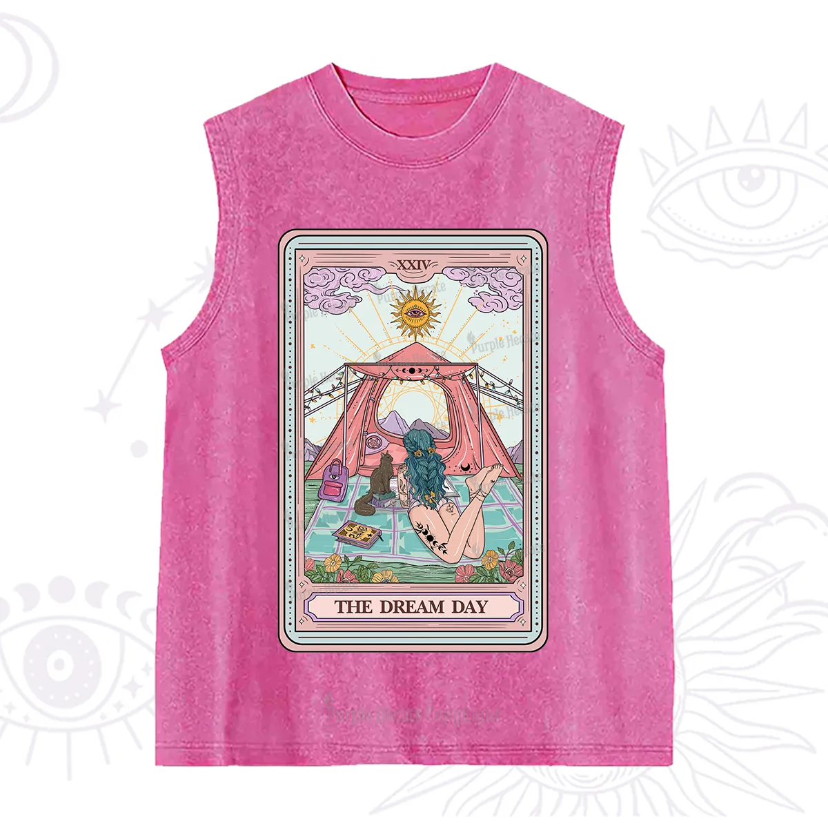 Purplehecate The Dream Day Tarot Washed Tank