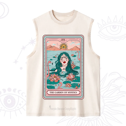 Purplehecate The Garden Of Mystics Tarot Washed Tank