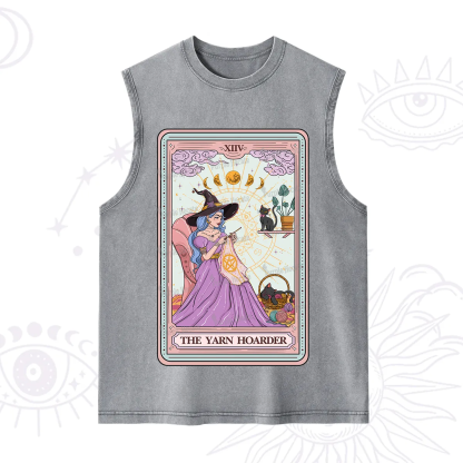 Purplehecate The Yarn Hoarder Tarot Washed Tank