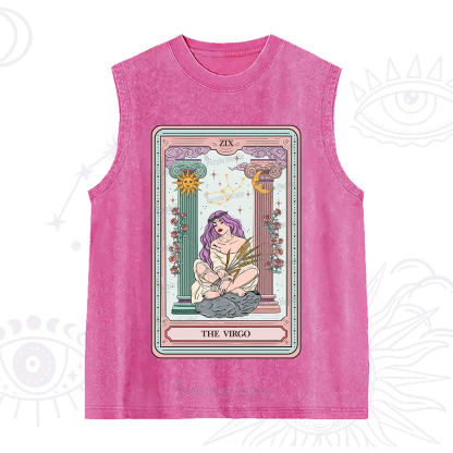 Purplehecate The Virgo Goddess Tarot Washed Tank