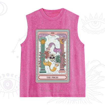 Purplehecate The Pisces Goddess Tarot Washed Tank