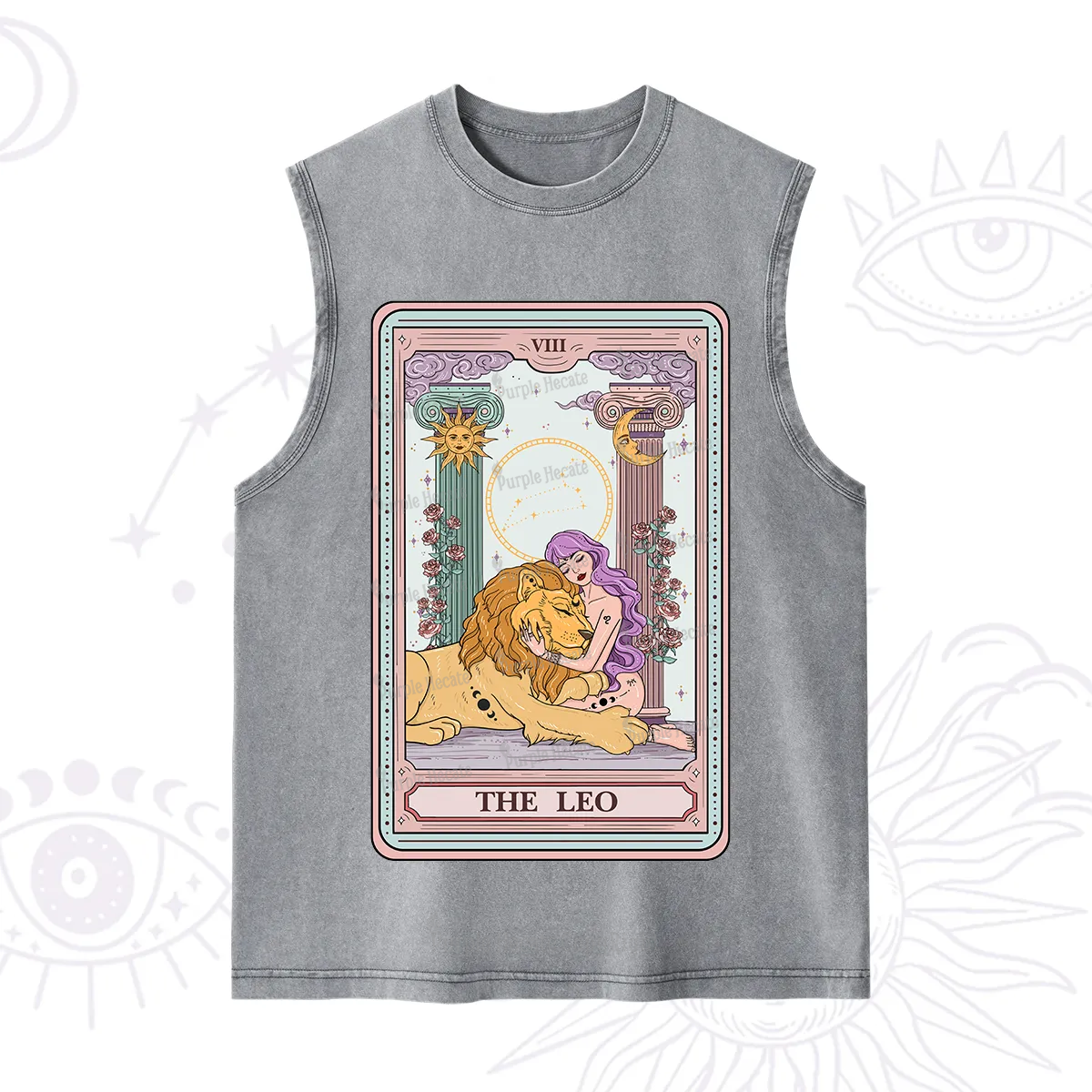 Purplehecate The Leo Goddess Tarot Washed Tank