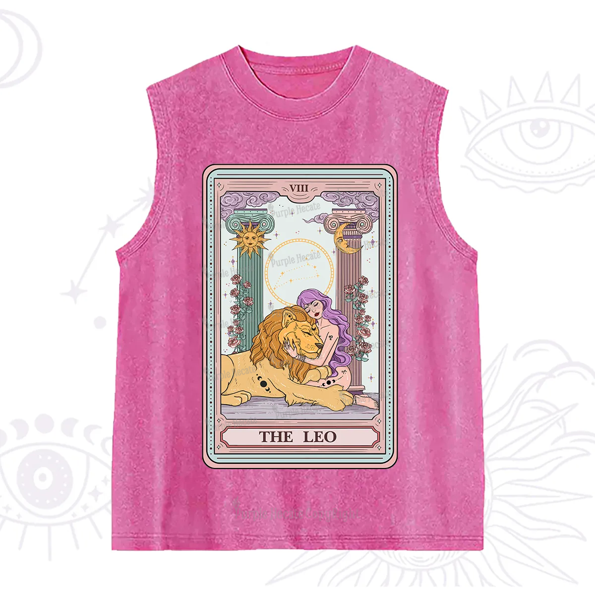 Purplehecate The Leo Goddess Tarot Washed Tank