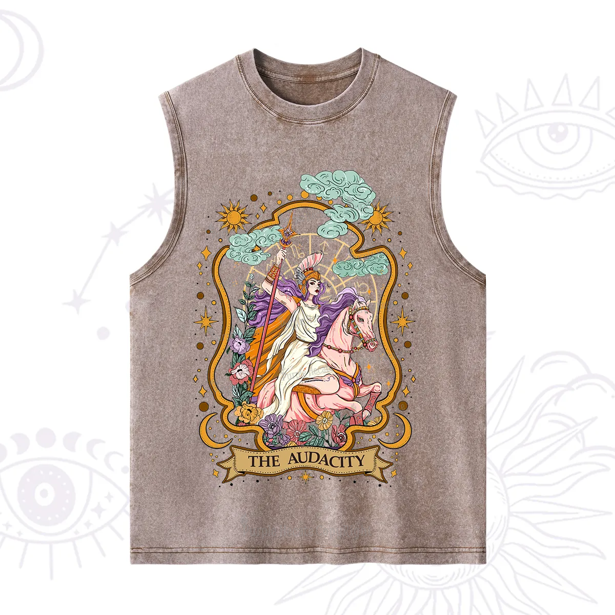 Purplehecate The Audacity Goddess Washed Tank