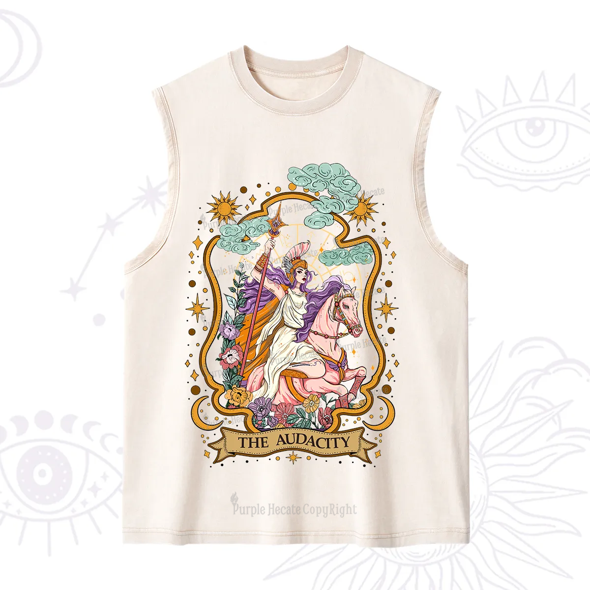 Purplehecate The Audacity Goddess Washed Tank