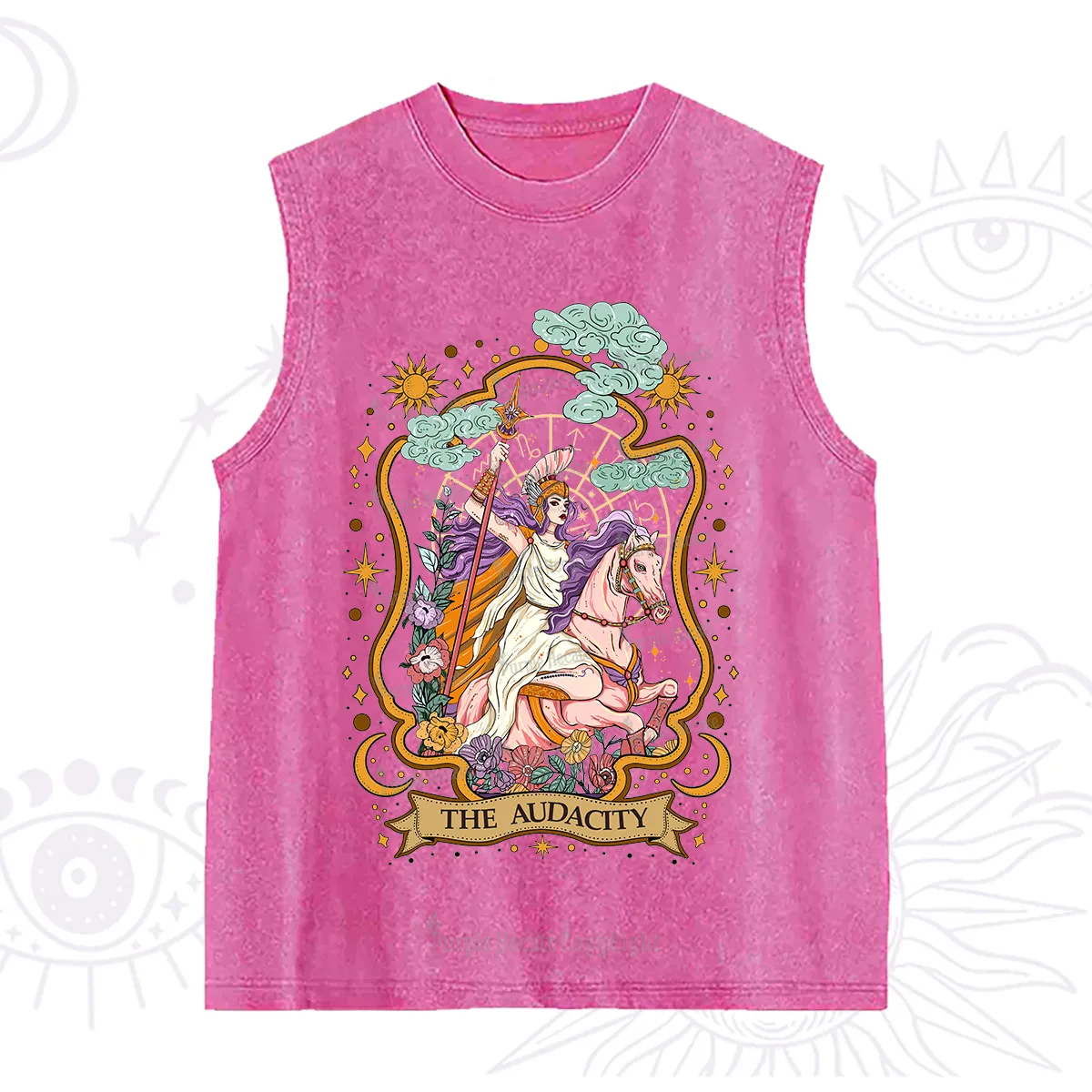 Purplehecate The Audacity Goddess Washed Tank