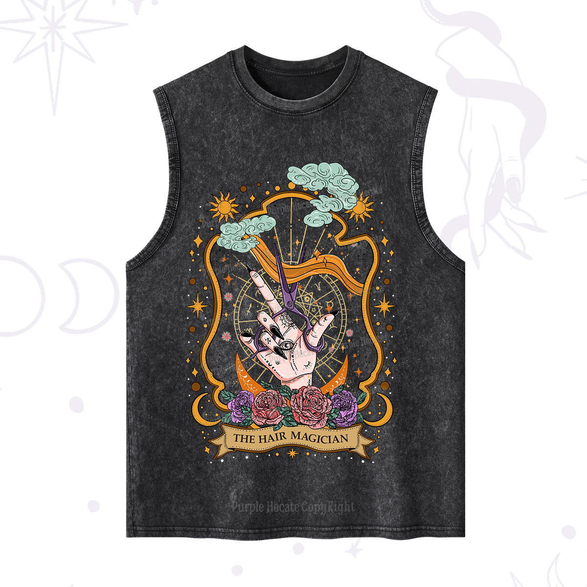 Purplehecate The Hair Magician Washed Tank