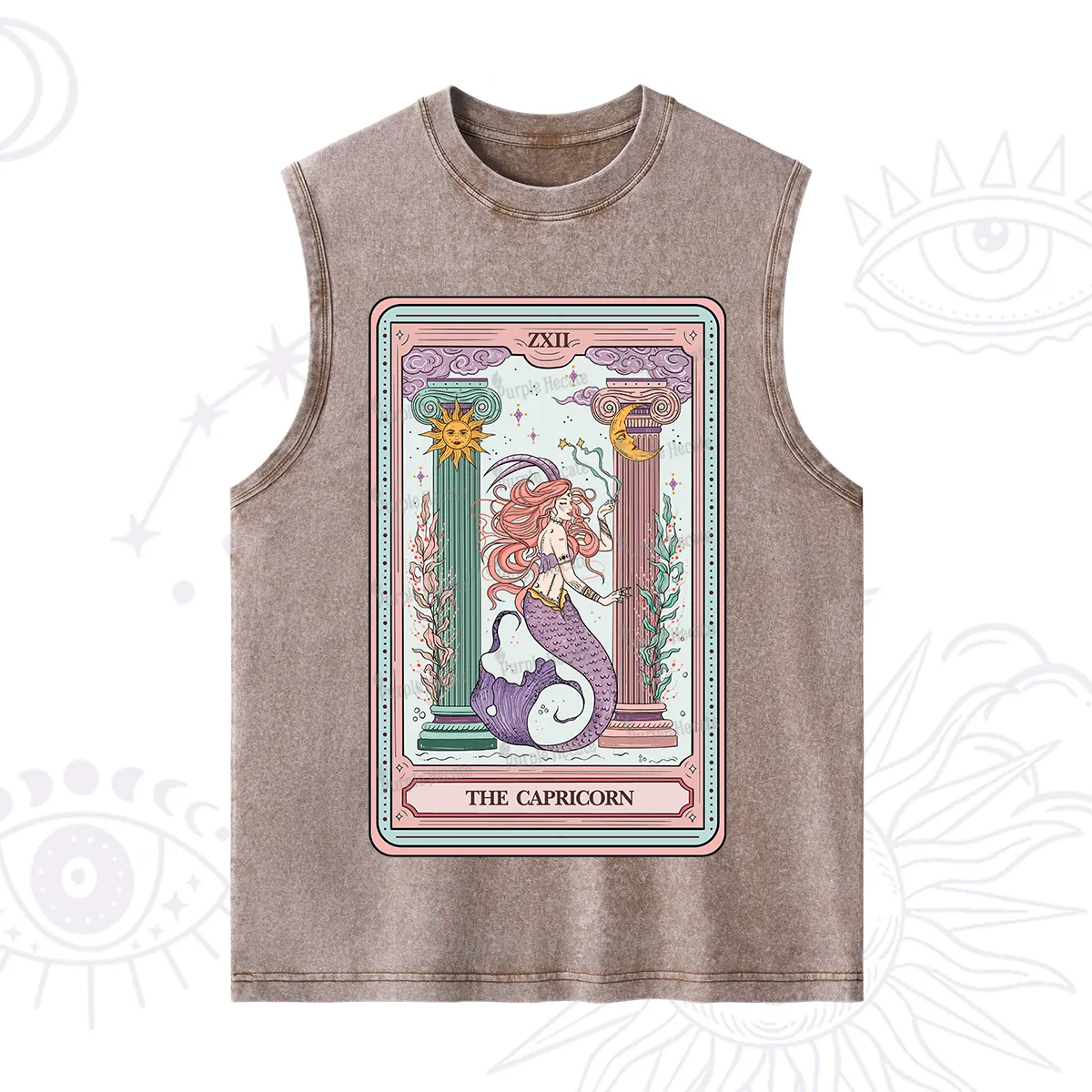 Purplehecate The Capricorn Goddess Tarot Washed Tank
