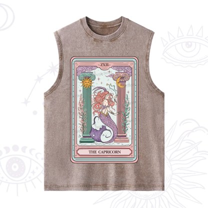 Purplehecate The Capricorn Goddess Tarot Washed Tank
