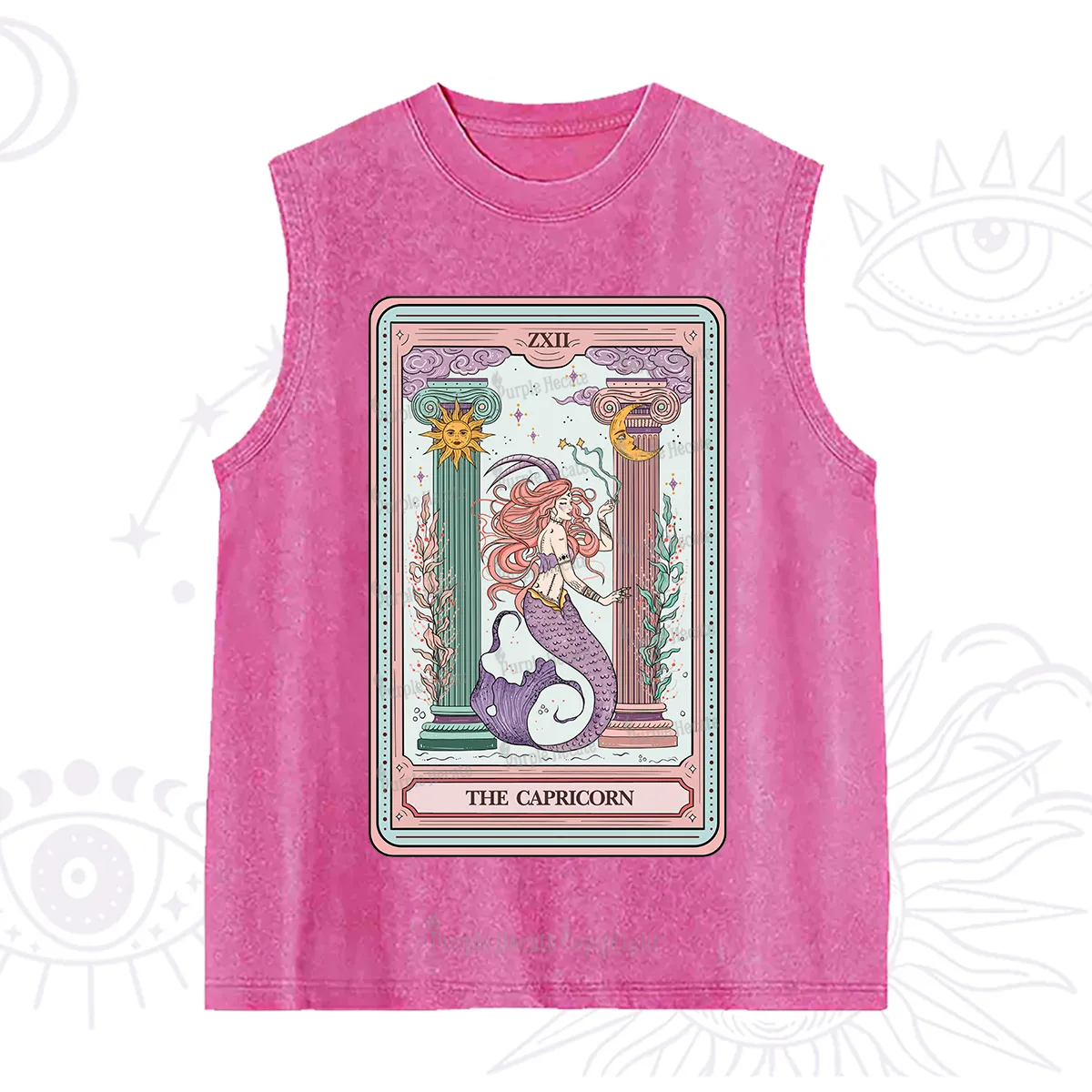 Purplehecate The Capricorn Goddess Tarot Washed Tank