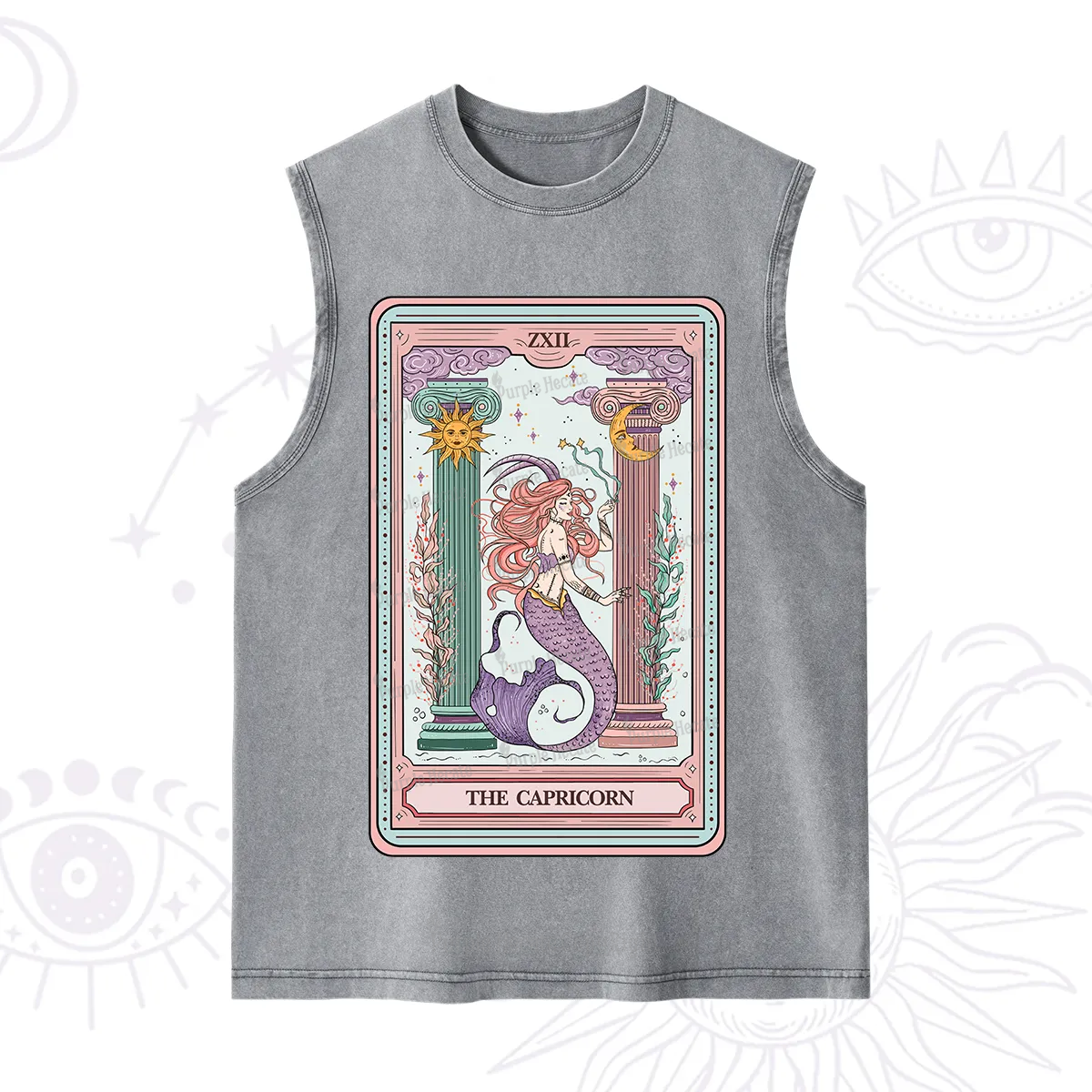 Purplehecate The Capricorn Goddess Tarot Washed Tank