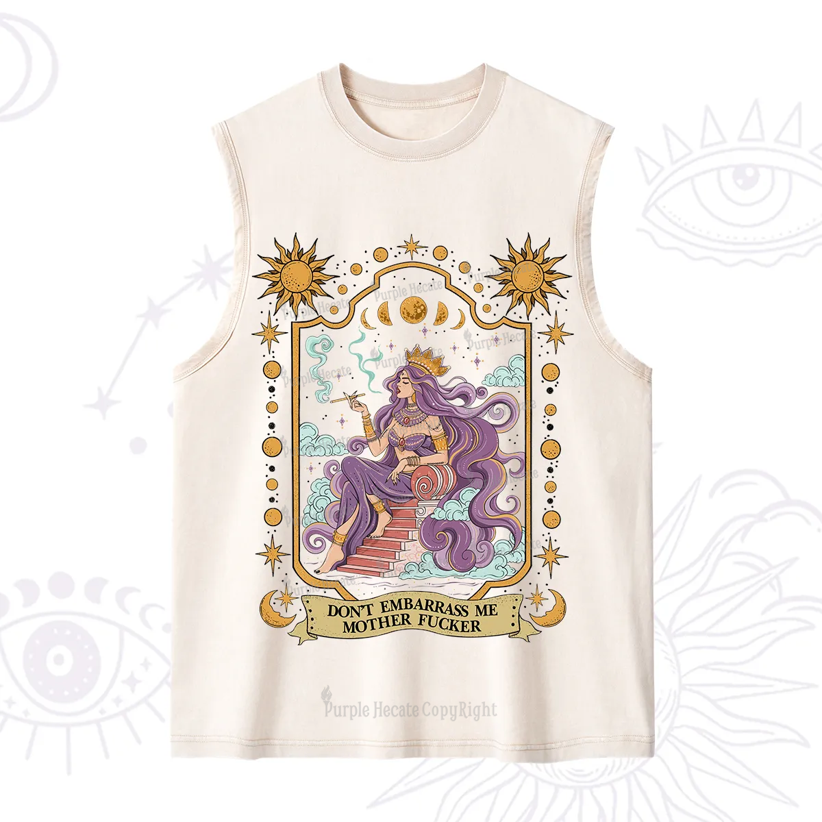 Purplehecate Don't Embarrass Me Mother Fucker Washed Tank