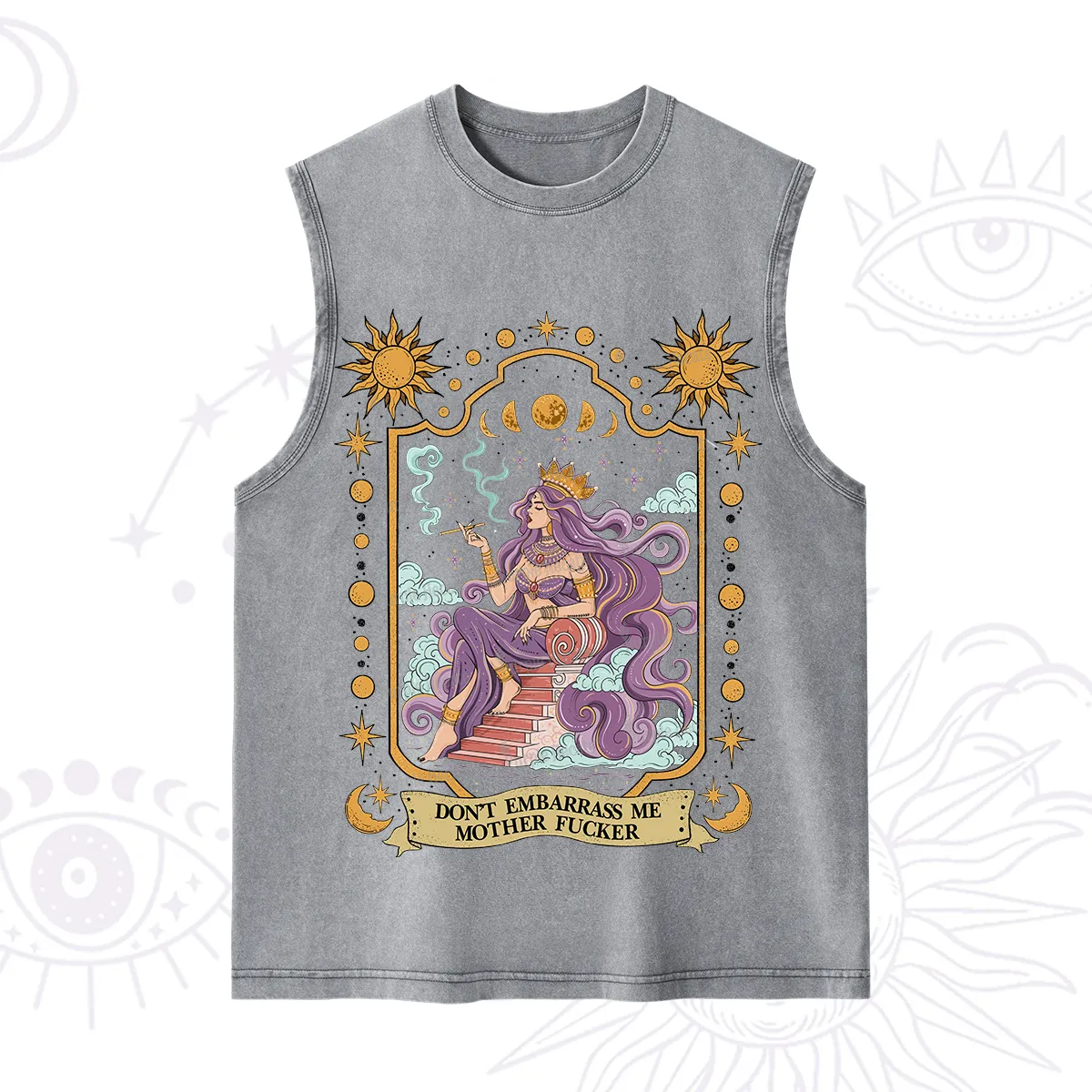 Purplehecate Don't Embarrass Me Mother Fucker Washed Tank