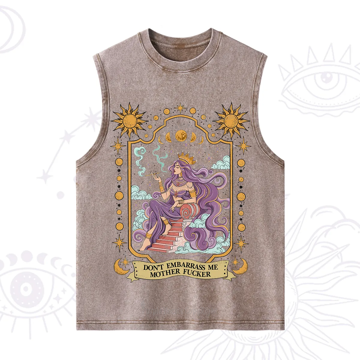 Purplehecate Don't Embarrass Me Mother Fucker Washed Tank