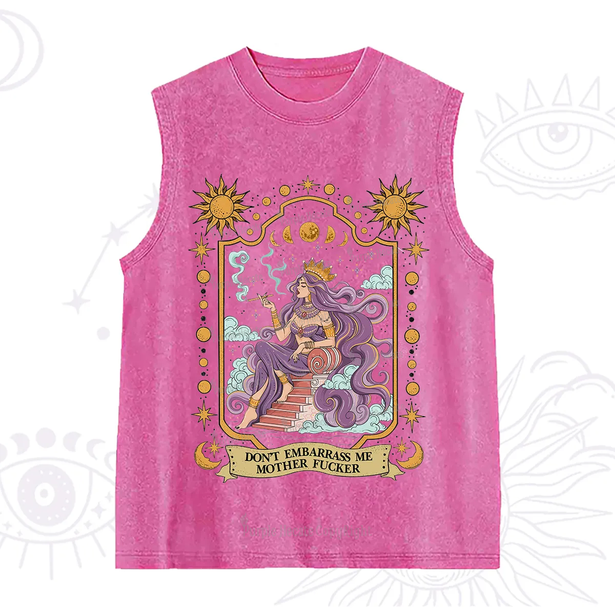 Purplehecate Don't Embarrass Me Mother Fucker Washed Tank