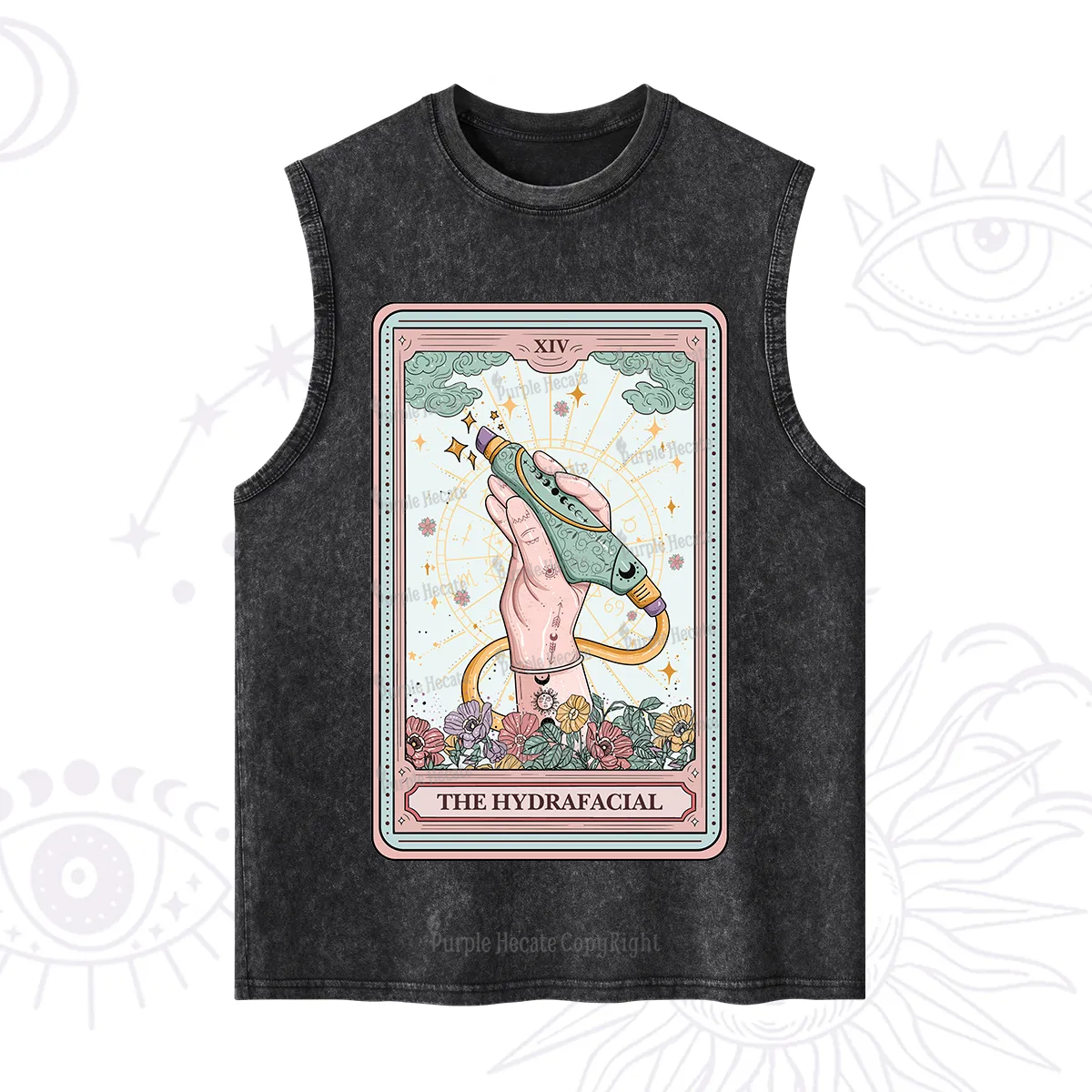 Purplehecate The Hydrafacial Tarot Washed Tank