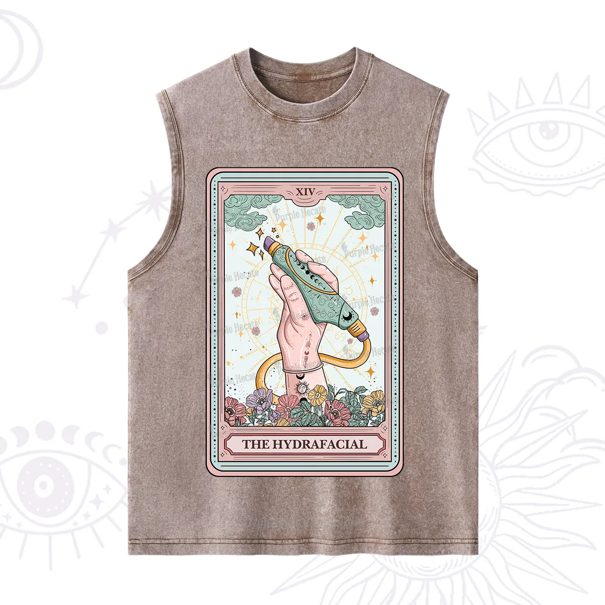 Purplehecate The Hydrafacial Tarot Washed Tank