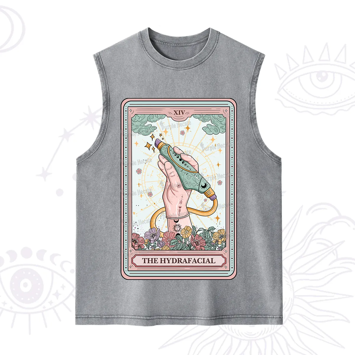 Purplehecate The Hydrafacial Tarot Washed Tank