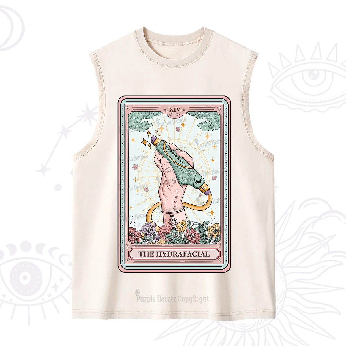 Purplehecate The Hydrafacial Tarot Washed Tank