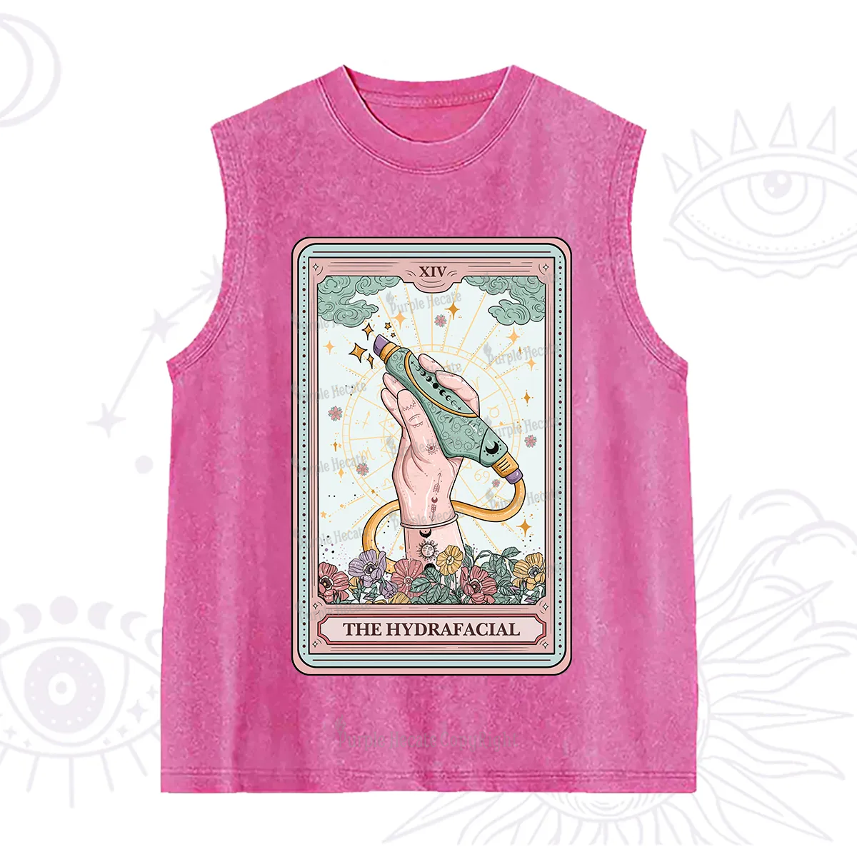 Purplehecate The Hydrafacial Tarot Washed Tank