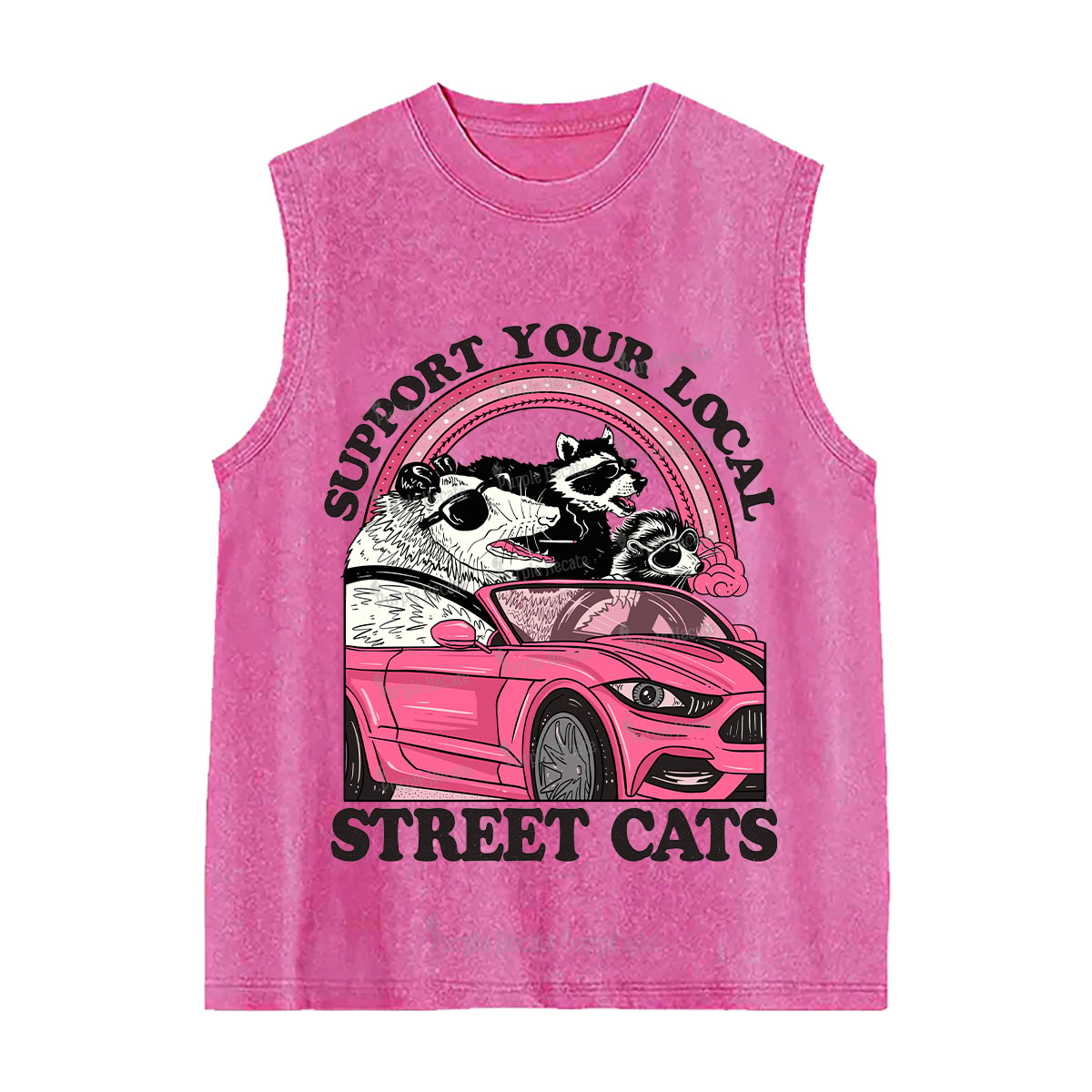 Purplehecate Support Local Street Cats Washed Tank