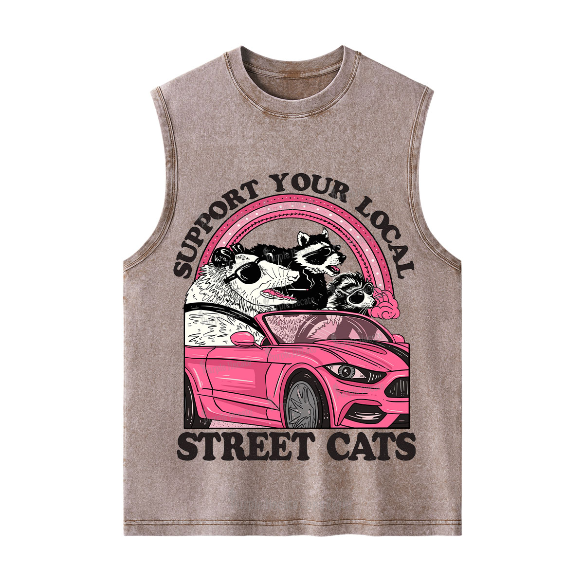 Purplehecate Support Local Street Cats Washed Tank