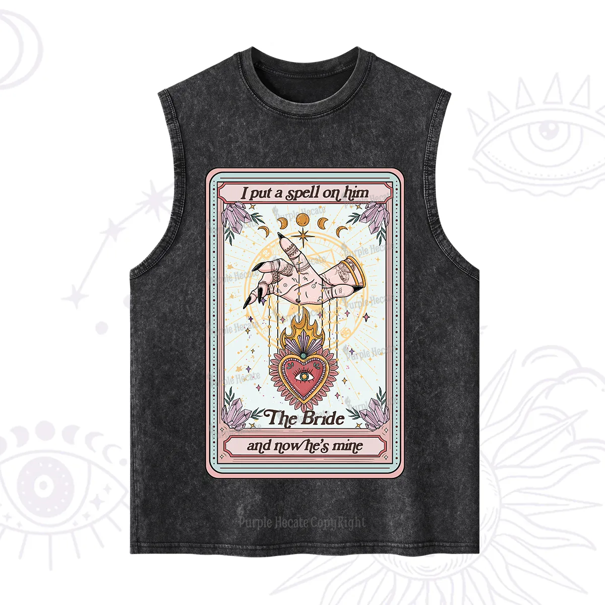 Purplehecate I Put A Spell On Him And Now He's Mine Washed Tank