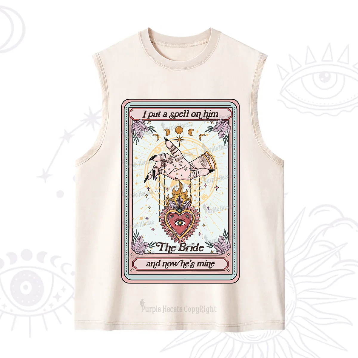 Purplehecate I Put A Spell On Him And Now He's Mine Washed Tank