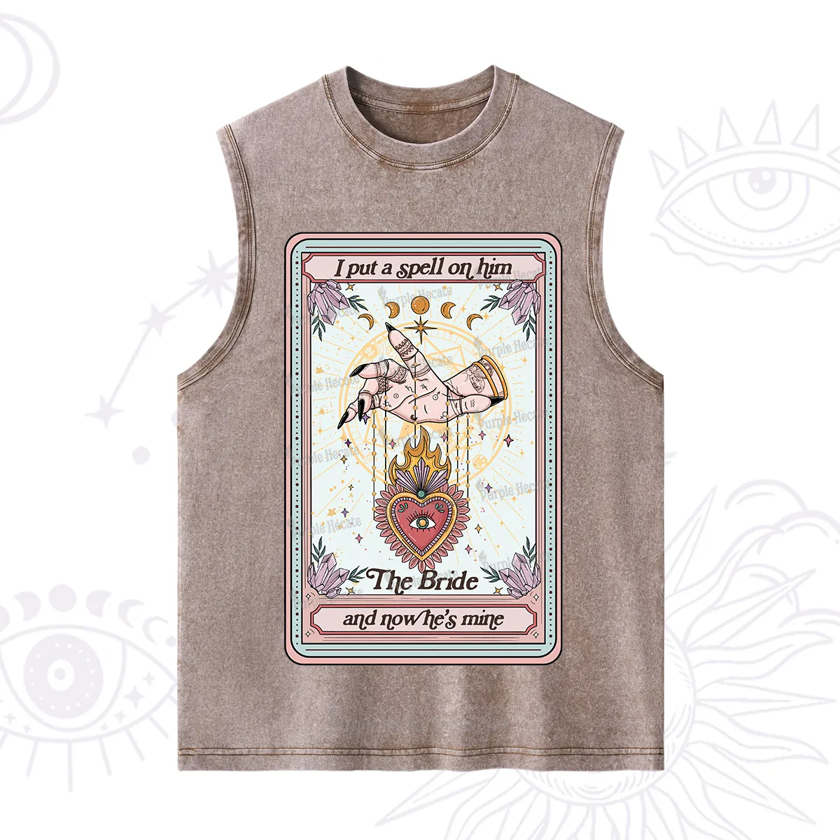 Purplehecate I Put A Spell On Him And Now He's Mine Washed Tank