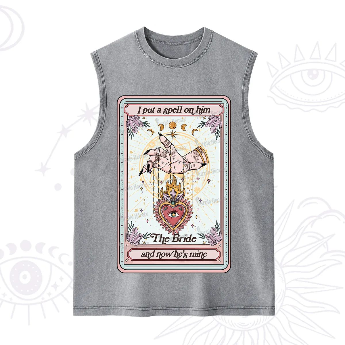 Purplehecate I Put A Spell On Him And Now He's Mine Washed Tank