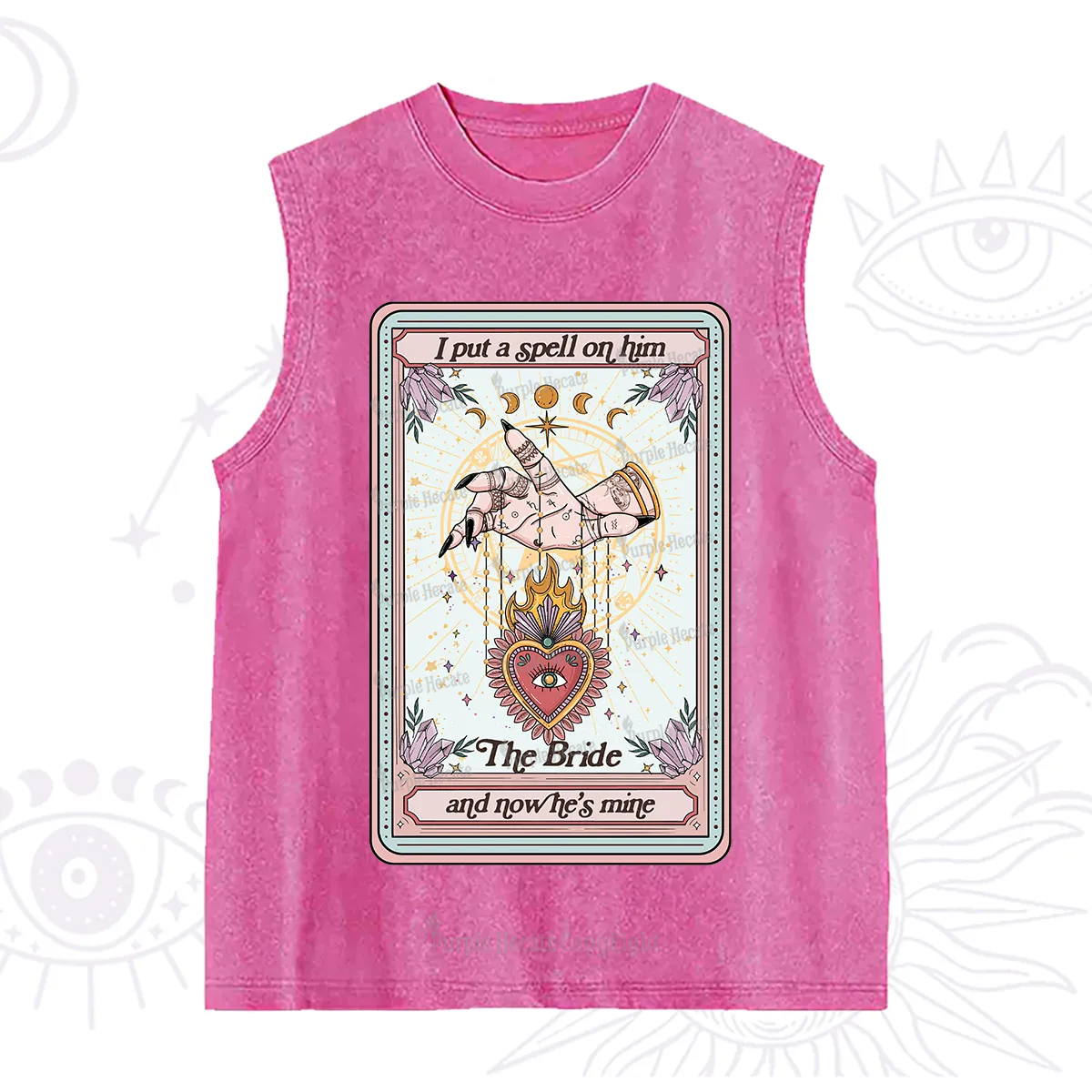 Purplehecate I Put A Spell On Him And Now He's Mine Washed Tank