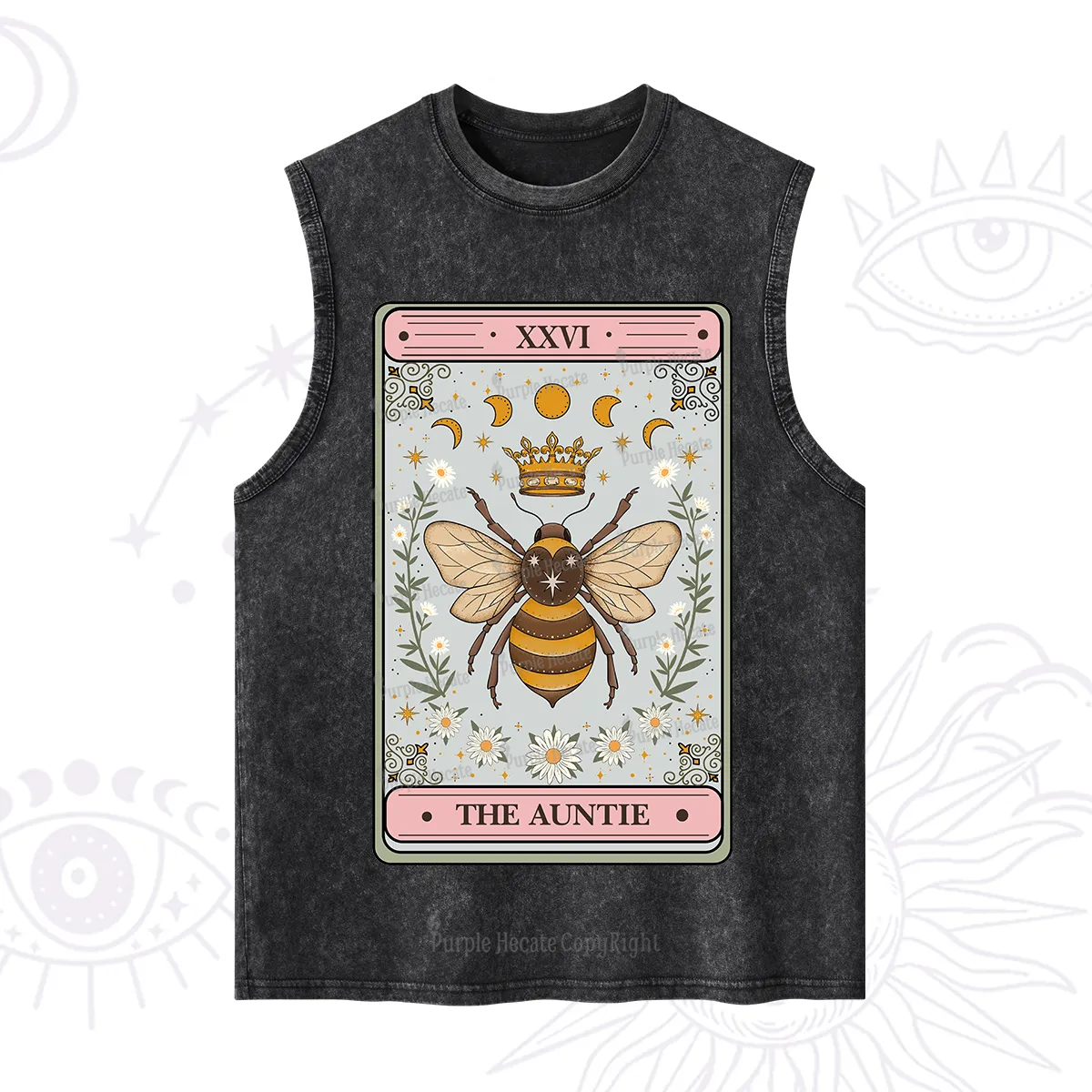 Purplehecate The Auntie Tarot Washed Tank