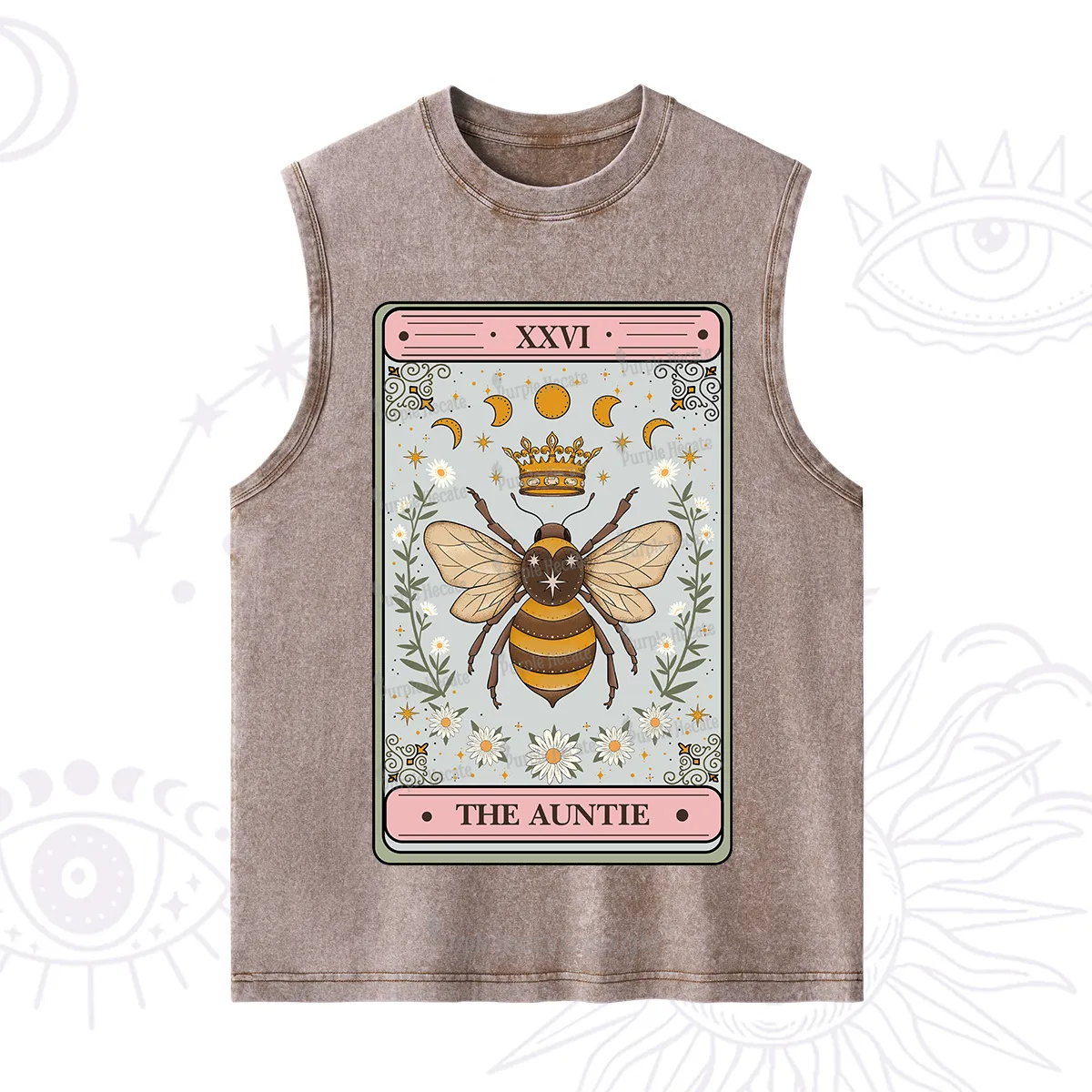 Purplehecate The Auntie Tarot Washed Tank