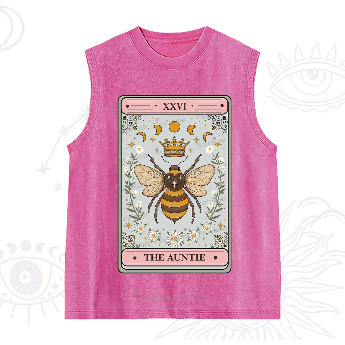 Purplehecate The Auntie Tarot Washed Tank