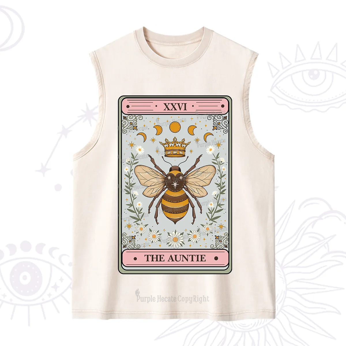 Purplehecate The Auntie Tarot Washed Tank