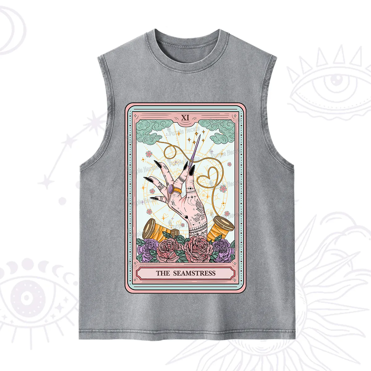Purplehecate The Seamstress Tarot Washed Tank