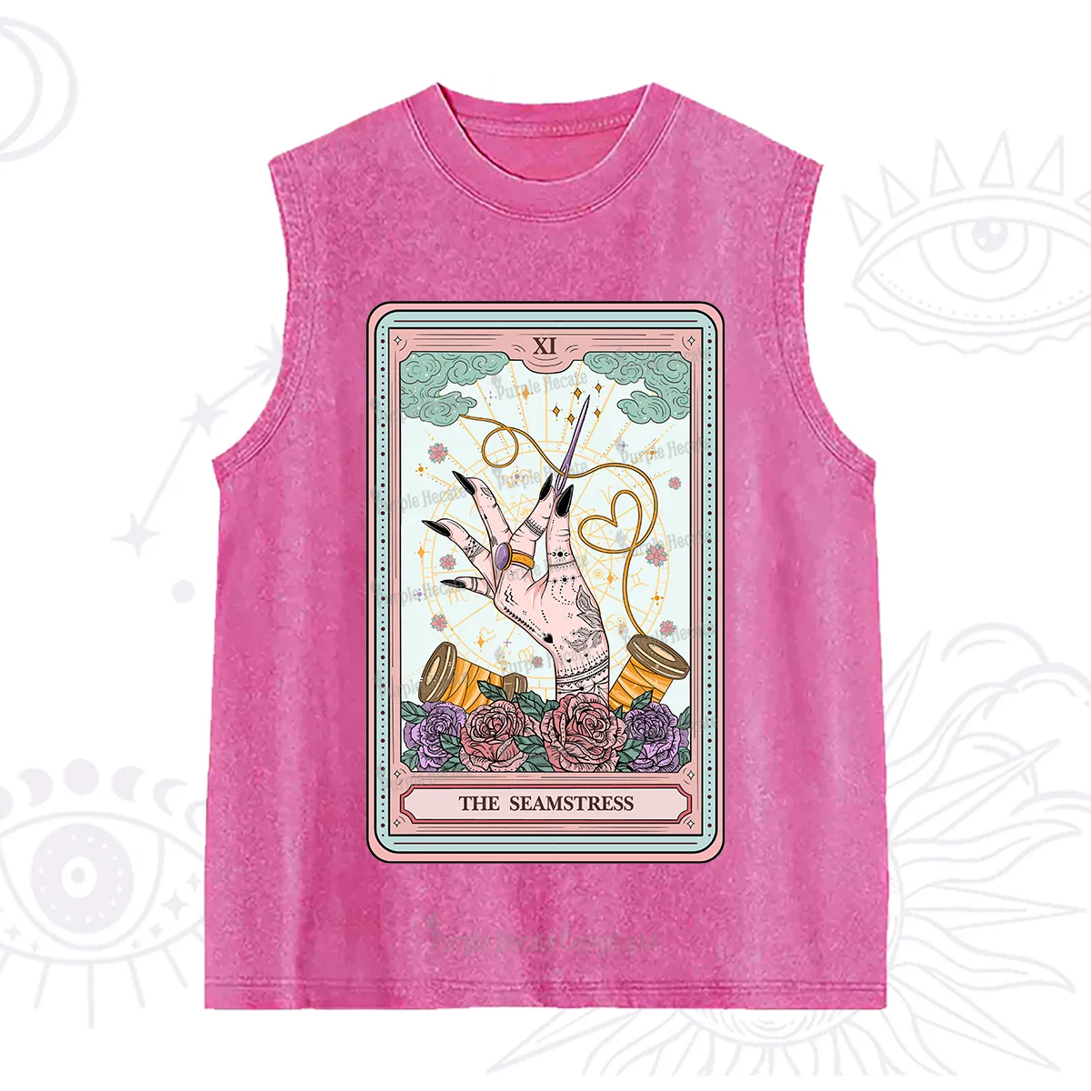 Purplehecate The Seamstress Tarot Washed Tank