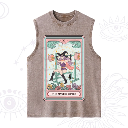 Purplehecate The Mystic Lifter Tarot Washed Tank