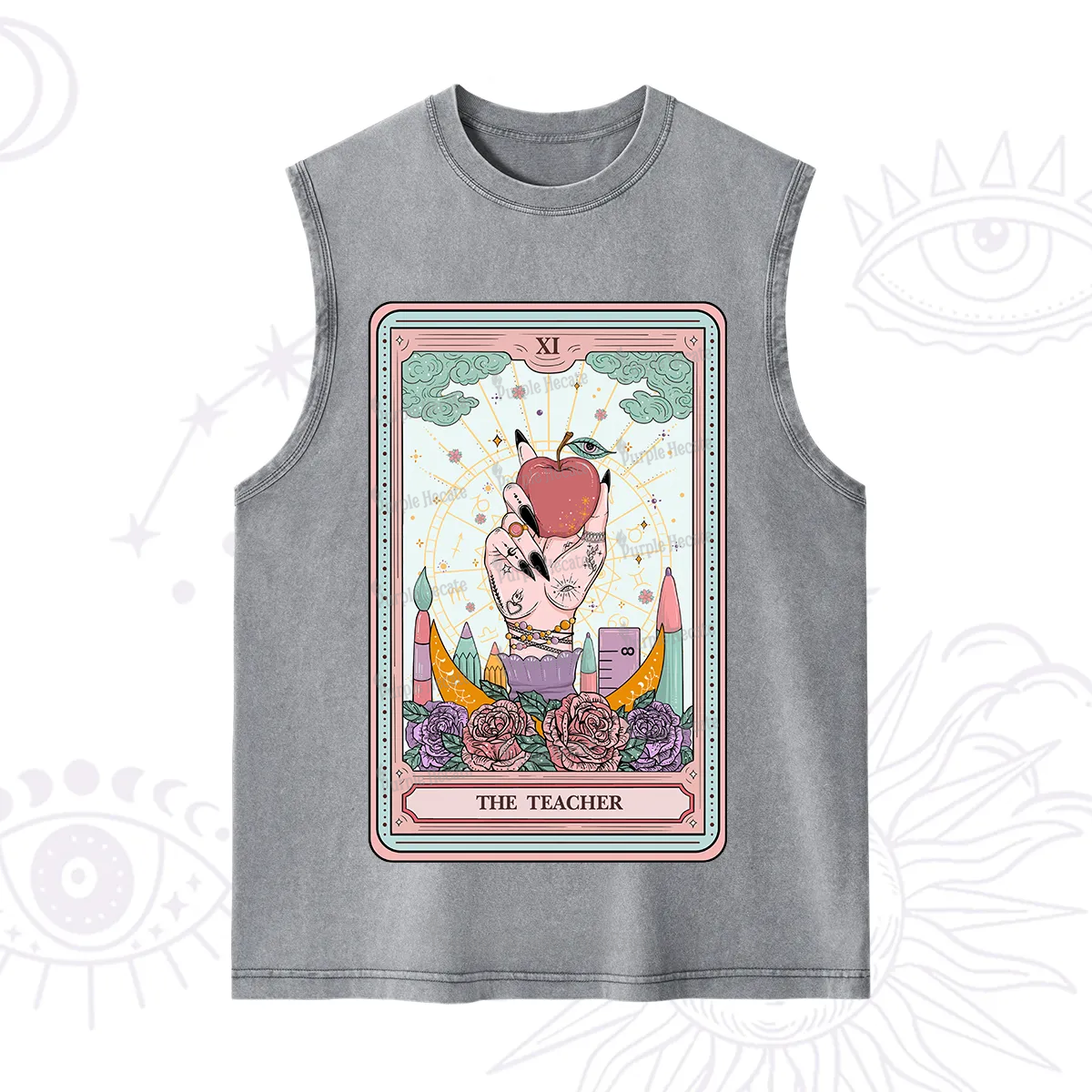 Purplehecate The Teacher Tarot Washed Tank