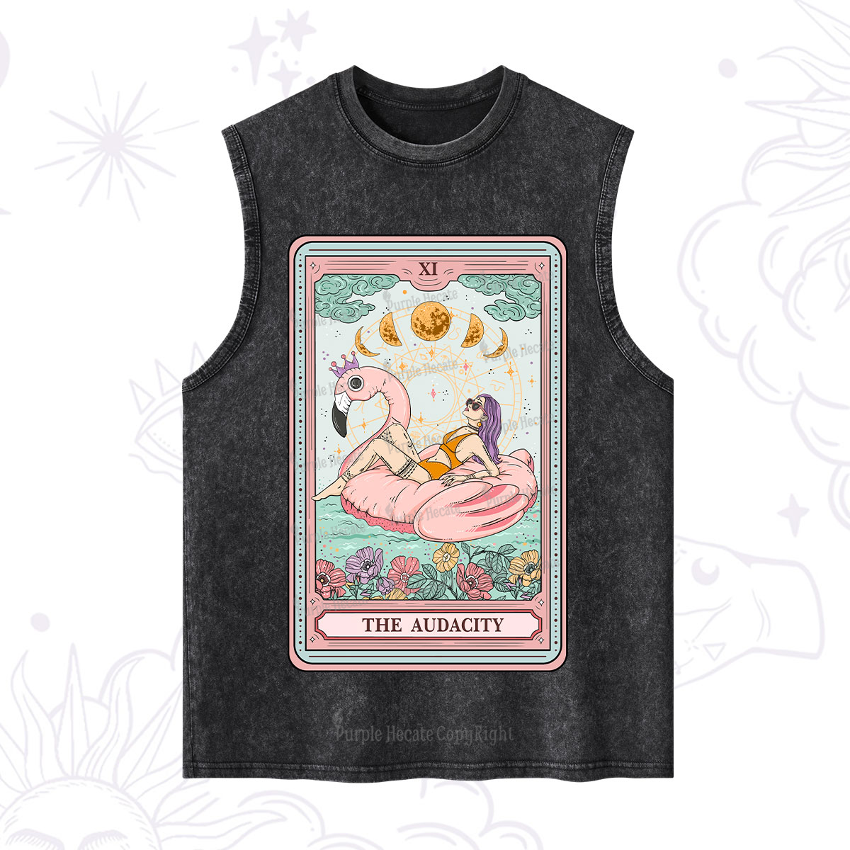 Purplehecate The Vacation Audacity Tarot Washed Tank