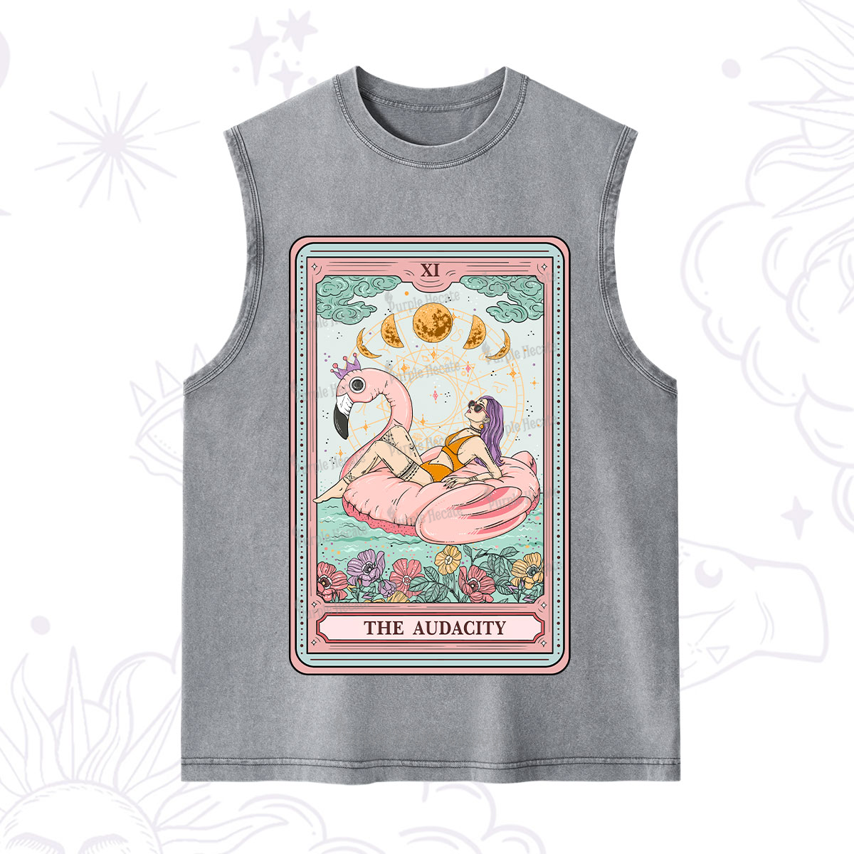 Purplehecate The Vacation Audacity Tarot Washed Tank