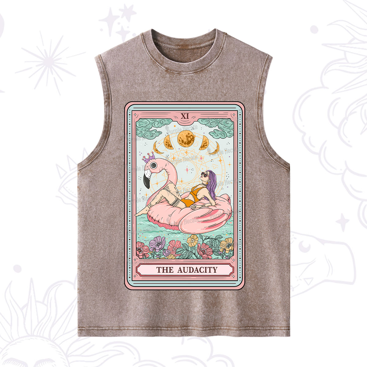 Purplehecate The Vacation Audacity Tarot Washed Tank