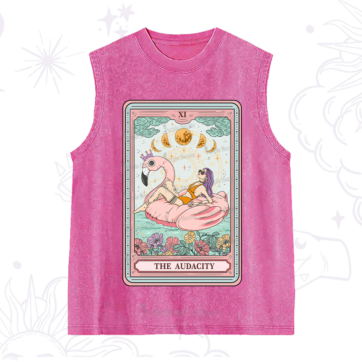Purplehecate The Vacation Audacity Tarot Washed Tank