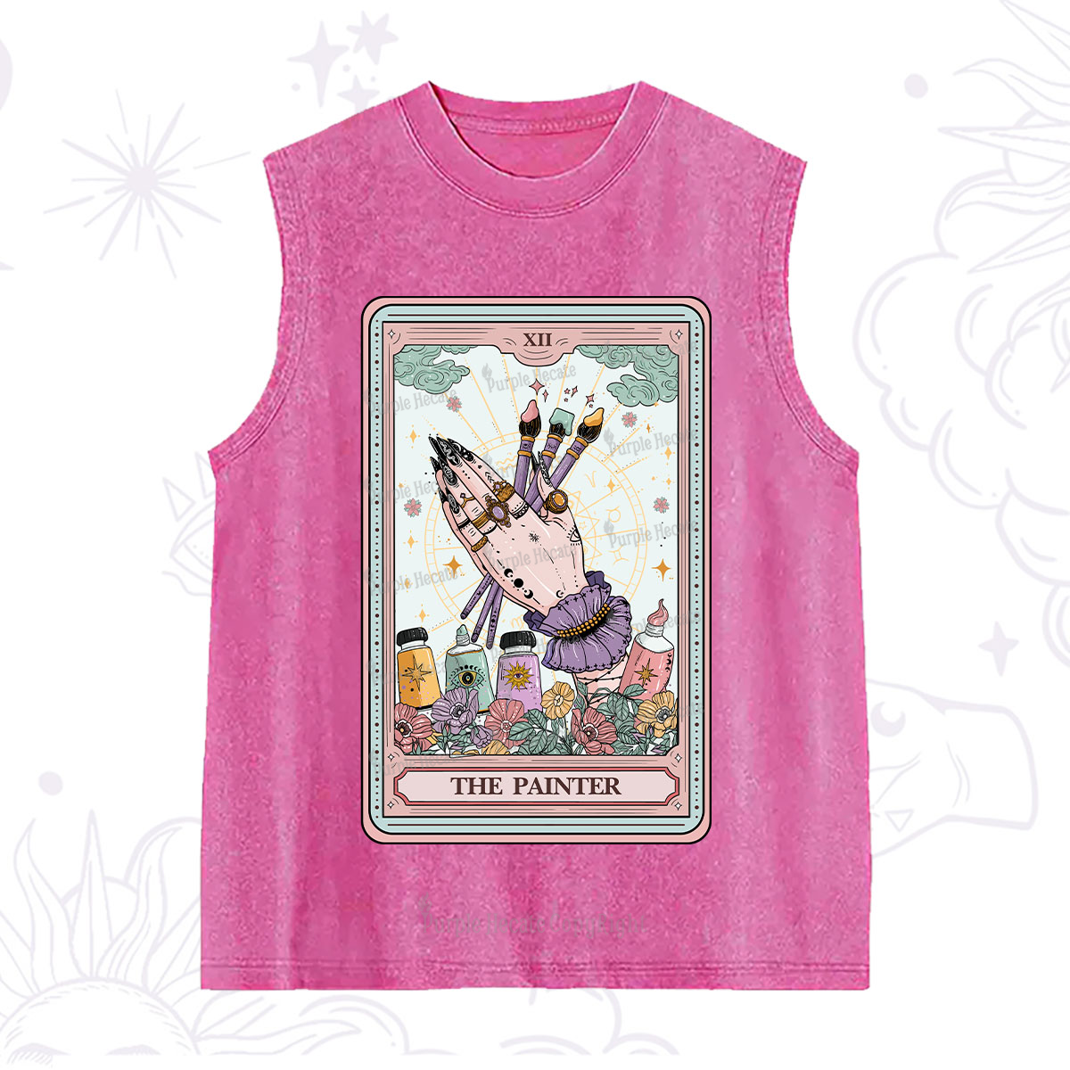 Purplehecate The Occult Painter Tarot Washed Tank