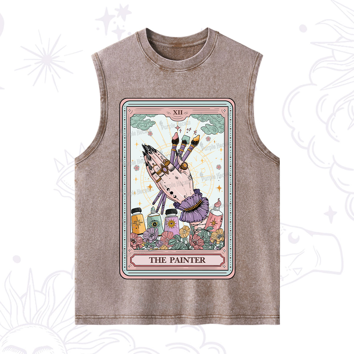 Purplehecate The Occult Painter Tarot Washed Tank