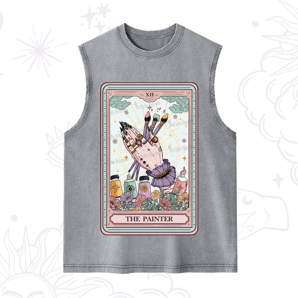 Purplehecate The Occult Painter Tarot Washed Tank